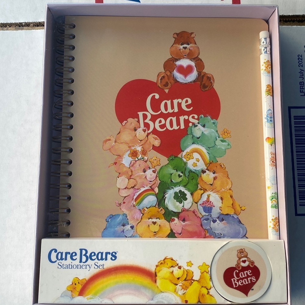 New Care Bear Stationary set 3 piece.